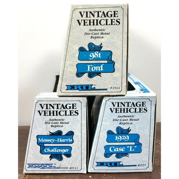 Ertl Massey-Harris Challenger Case L Ford 981 Tractor Diecast 1/43 Lot of 3 NIB - Picture 9 of 9